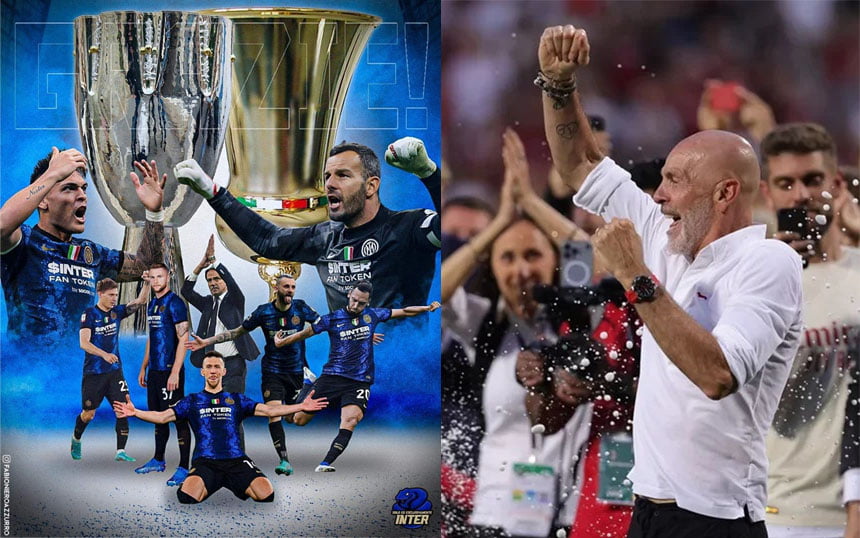 Tiga Piala Diborong Kota Milan